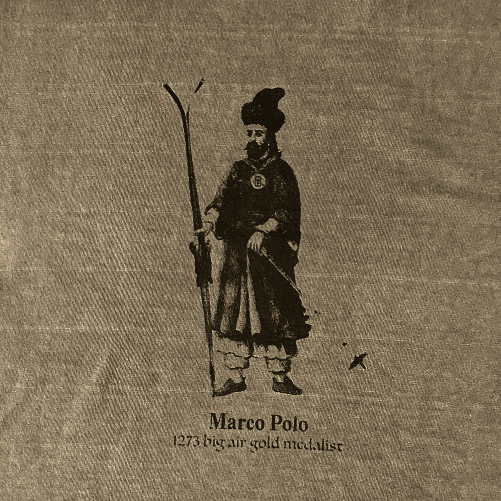 Jabree Marco Polo Skier T-shirt Design