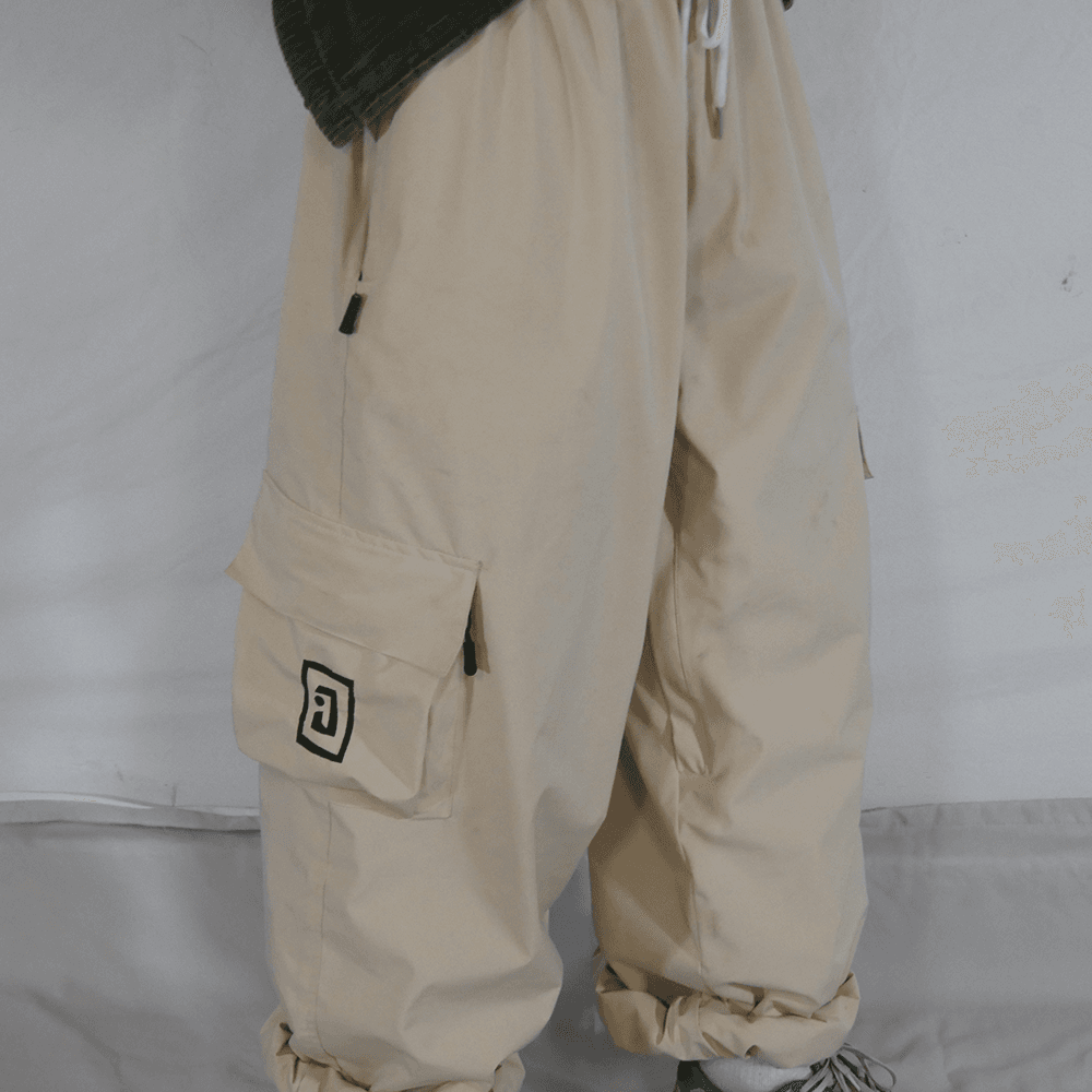 baggy snowpant cream
