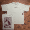 strabo the greek geographer on the back of a heavyweight t shirt